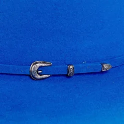 Rodeo King 7X Cobalt Blue 4in. Brim Open Crown Felt Cowboy Hat 7 Rodeo King 7X Cobalt Blue 4in. Brim Open Crown Felt Cowboy Hat -Nrs World RK322 2