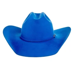 Rodeo King 7X Cobalt Blue 4in. Brim Open Crown Felt Cowboy Hat 8 Rodeo King 7X Cobalt Blue 4in. Brim Open Crown Felt Cowboy Hat -Nrs World RK322 4