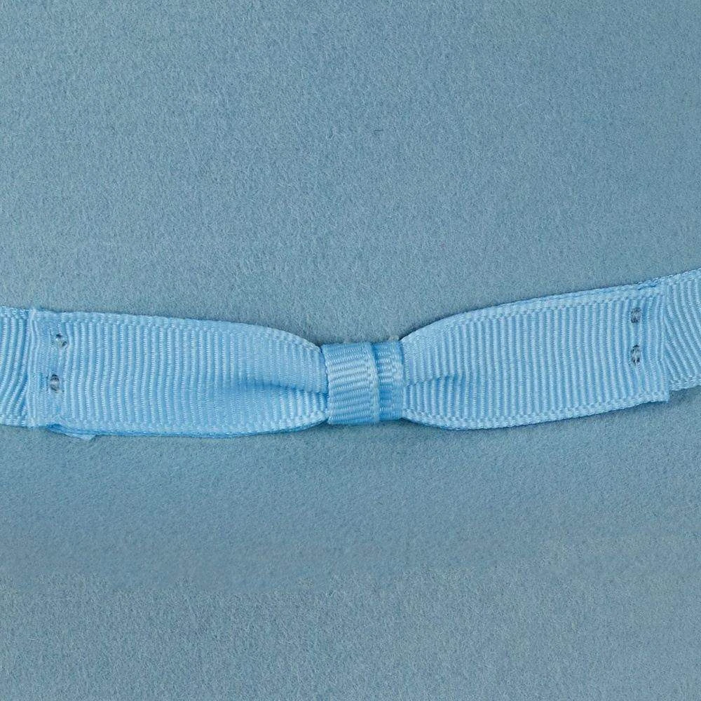 Rodeo King 7X Powder Blue 4 Inch Brim Open Crown Felt Hat 2 Rodeo King 7X Powder Blue 4 Inch Brim Open Crown Felt Hat - Image 2