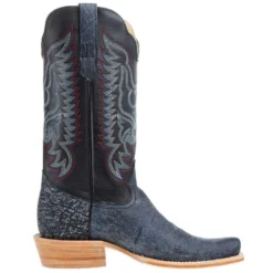 R Watson Boots Men`s Blue Cape Buffalo 13in Midnight Blue Sinatra Cowhide Top Boot 9 R Watson Boots Men`s Blue Cape Buffalo 13in Midnight Blue Sinatra Cowhide Top Boot -Nrs World RW7103 1 05