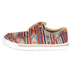 Twisted X Men's Hooey Exclusive Red Fiesta Aztec Loper Casual Shoe -Nrs World SMUMHYC04 2