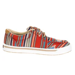 Twisted X Men's Hooey Exclusive Red Fiesta Aztec Loper Casual Shoe -Nrs World SMUMHYC04 4