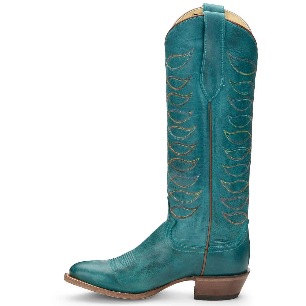 Justin Boots Women's Whitley Vintage Turquoise Justin Cowgirl Boots 3 Justin Boots Women's Whitley Vintage Turquoise Justin Cowgirl Boots - Image 3